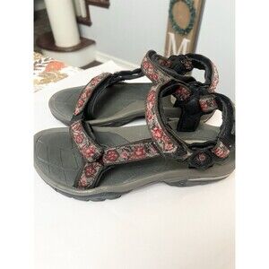 Teva Women's Terra Fi Hiking Outdoor Waterproof. Floral Black Size 11